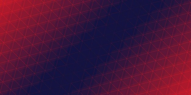 red triangular shape and line pattern background