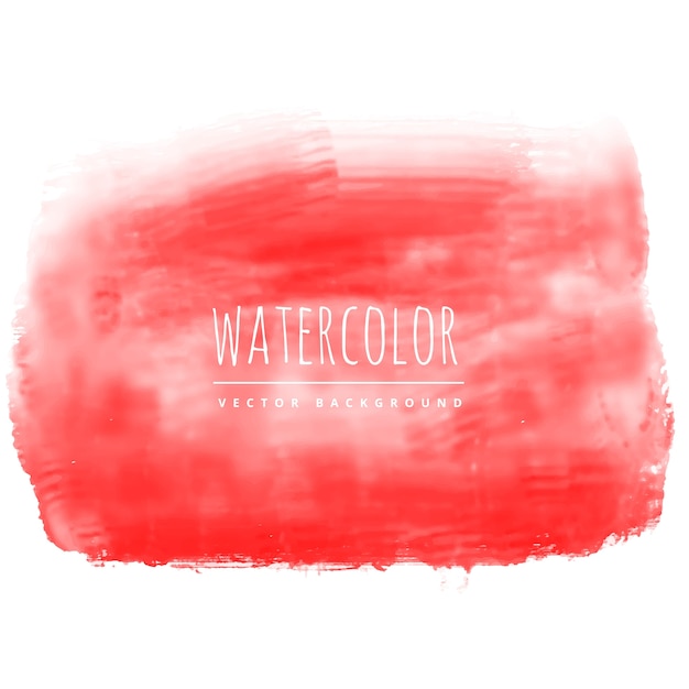 Free Vector red watercolor texture