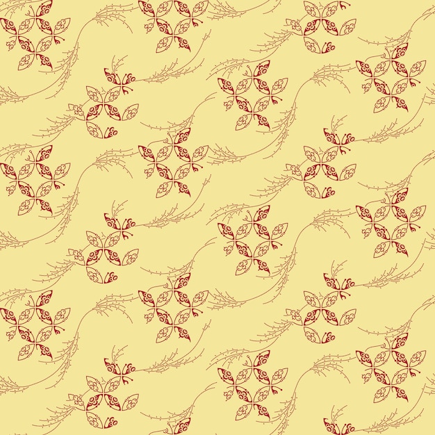 Red and yellow pattern background