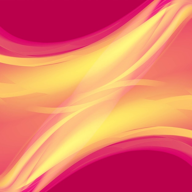 Free Vector red and yellow wavy background design