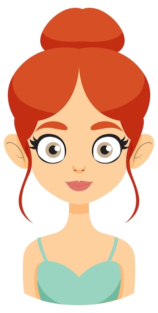 RedHaired Cartoon Fairy Portrait