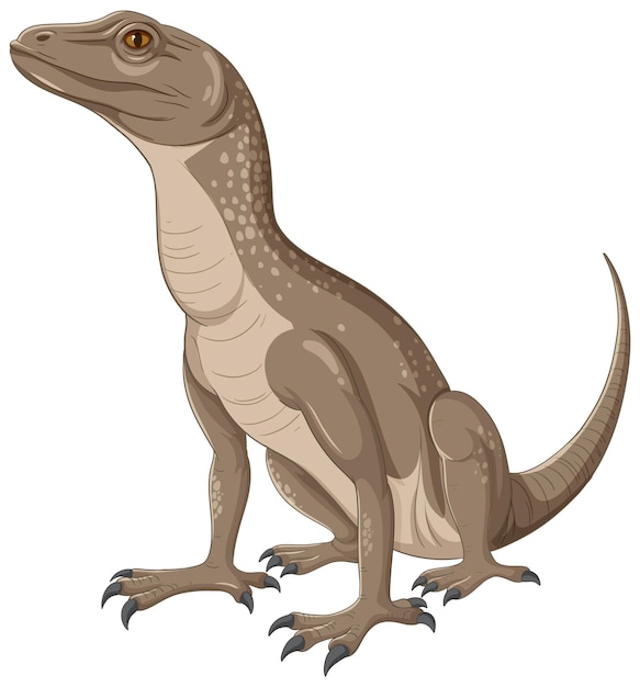 Free vector a reptilian creature resembling a dinosaur