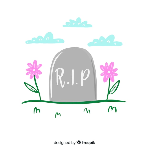 Free vector rest in peace