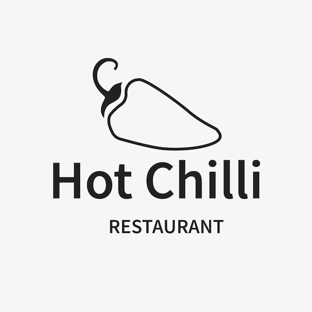 Restaurant logo, food business template for branding design vector