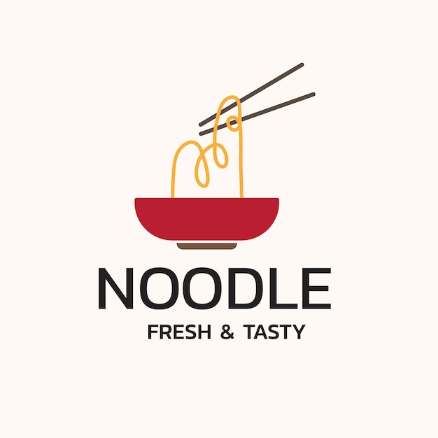 Free vector restaurant logo, food business template for branding design vector