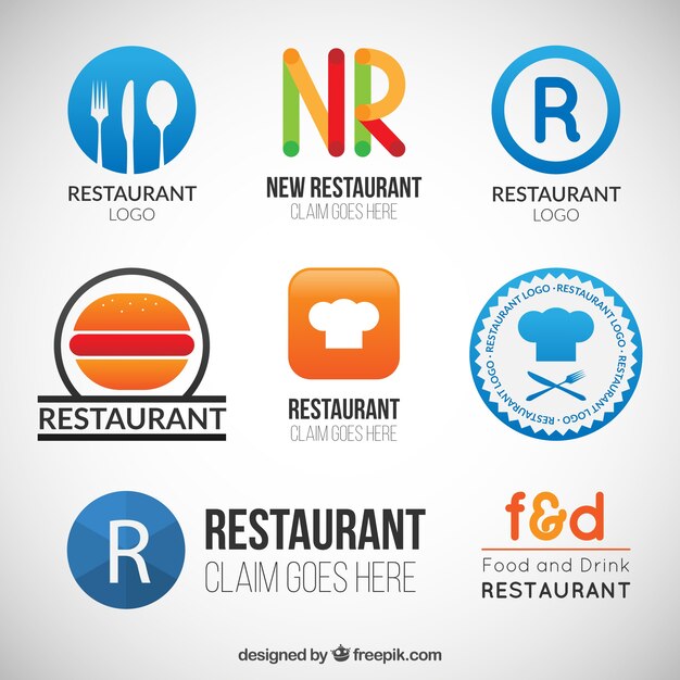 Restaurant Logo Set