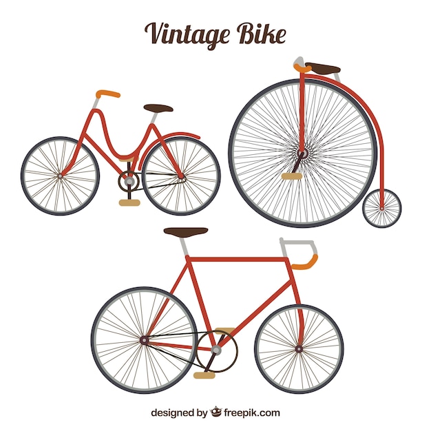 Retro bike set