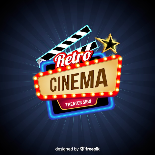 Retro Cinema Background