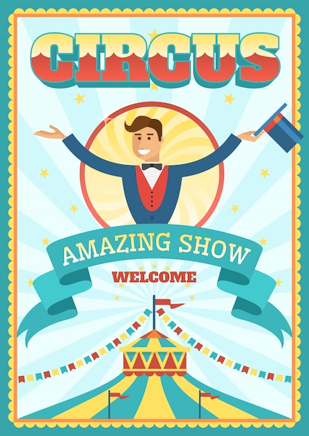 Retro Circus Poster