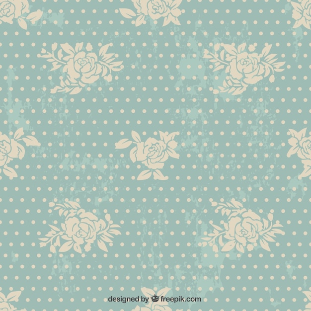 Retro floral pattern