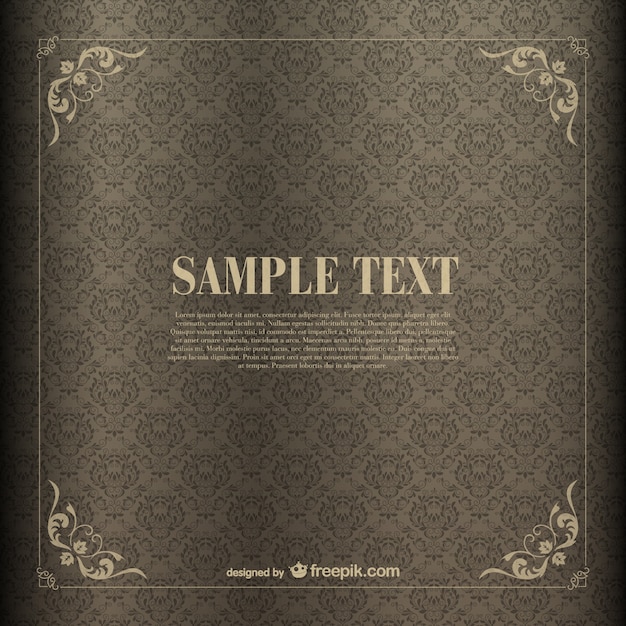 Free Vector retro frame background