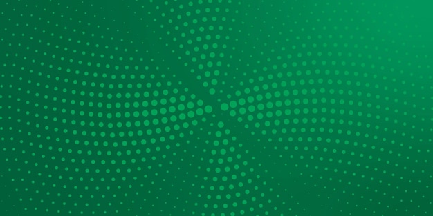 retro green circular halftone pattern background