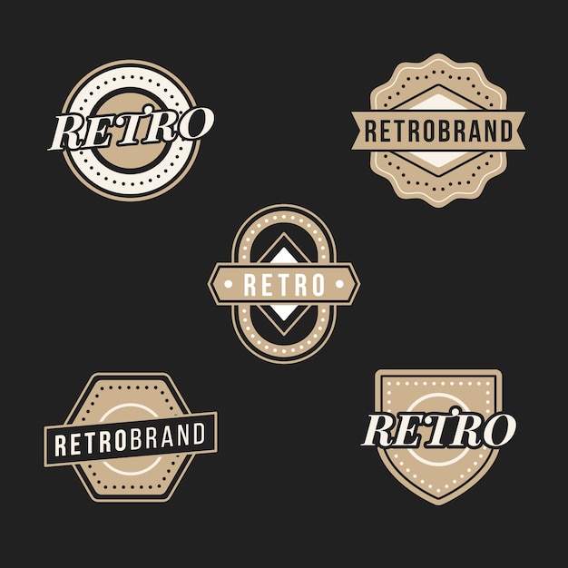 Retro logo collection