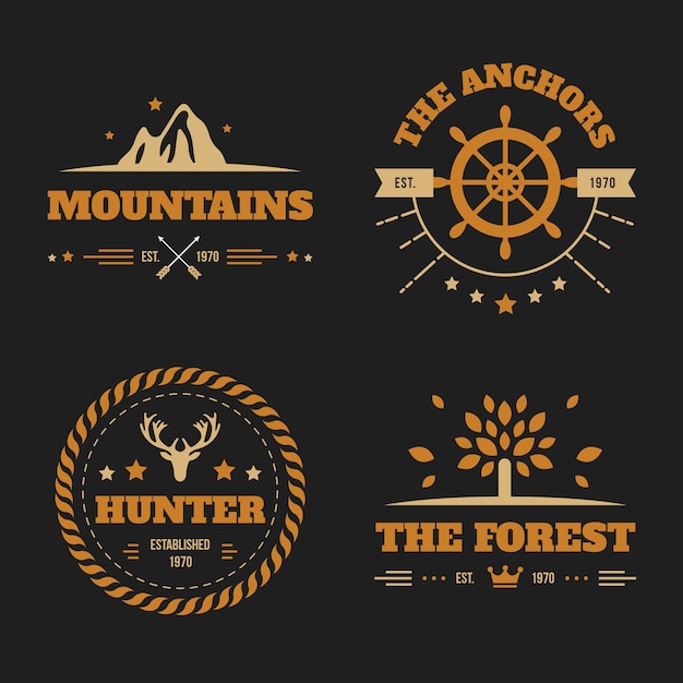 Retro logo collection