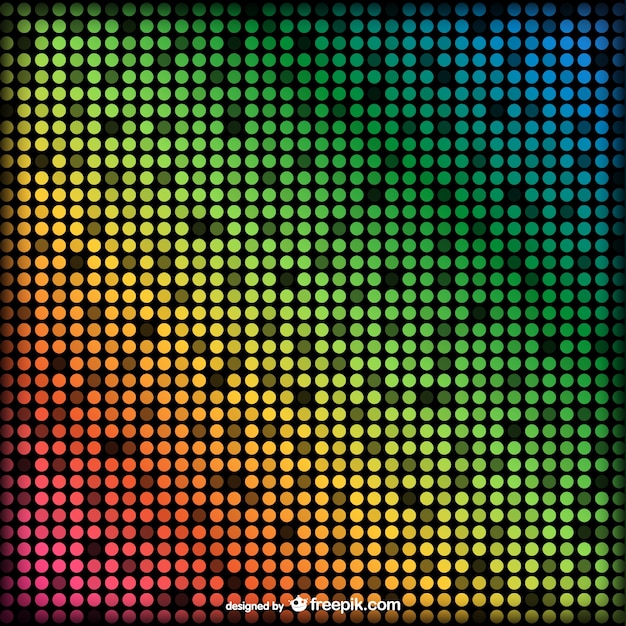 Retro mosaic dots background 