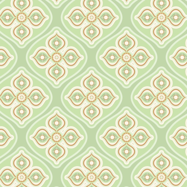 Free Vector retro renew  pattern illustration