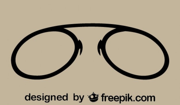 Free vector retro spectacles icon