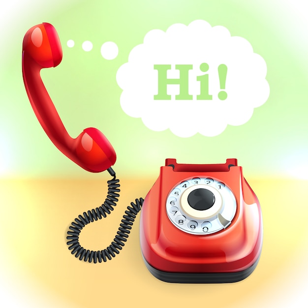 Retro style telephone 