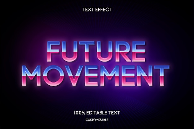 Retro text effect