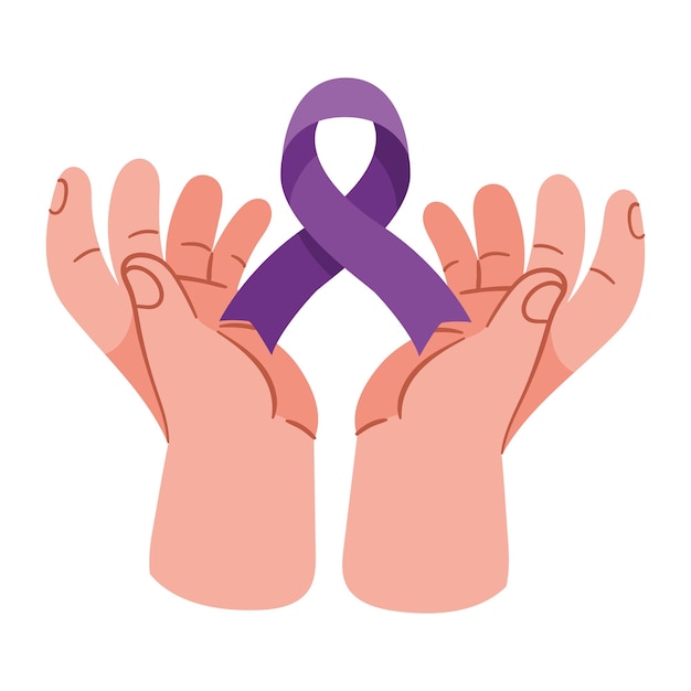 Free vector rett syndrome campaign isolated illustration