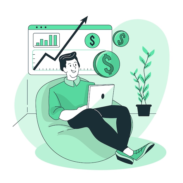 Revenue concept illustration