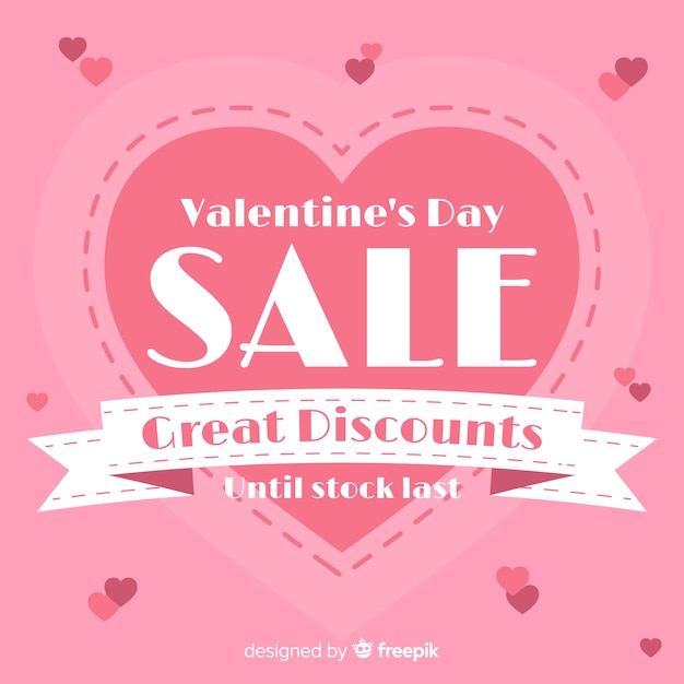 Ribbon valentine's day sale background