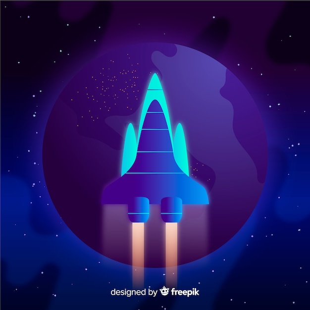 Free vector rocket