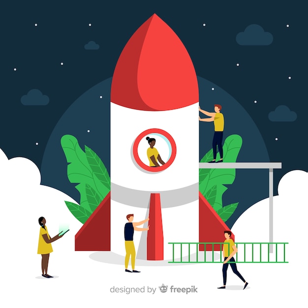 Free Vector rocket