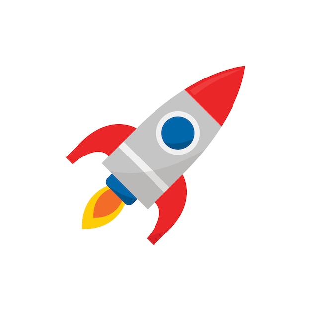 Free vector rocket