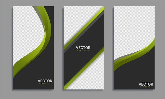 Free vector roll up banner stand template