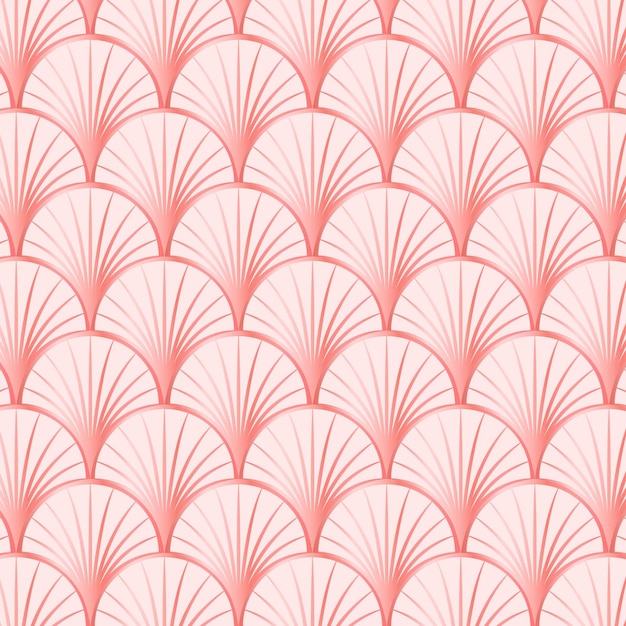 Free Vector rose gold art deco pattern