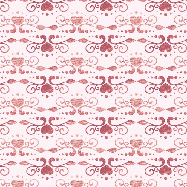 Free Vector rose gold art deco pattern