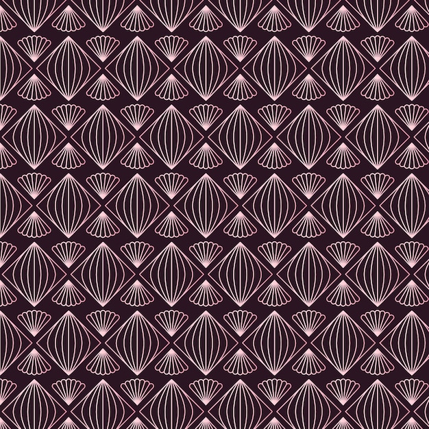 Rose gold decorative pattern