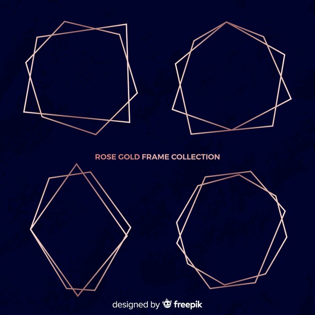 Rose gold frame collection