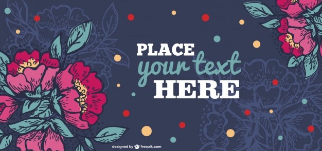 Free vector roses banner vector