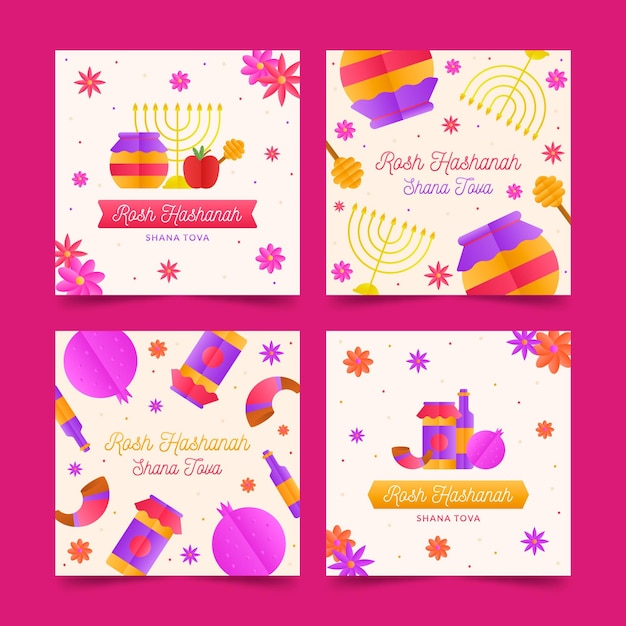 Rosh hashanah card collection