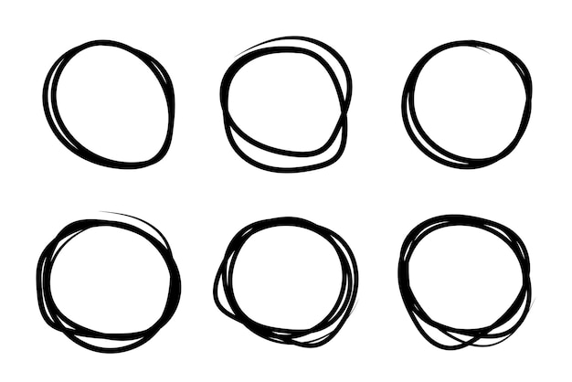 Free vector round brushes 4