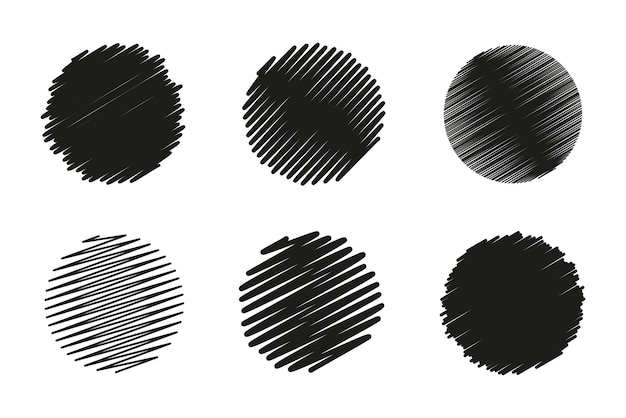 Free vector round brushes 5