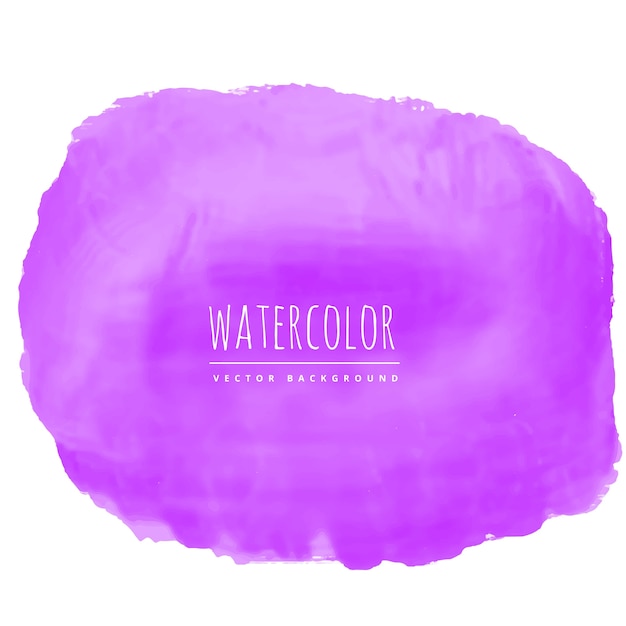 Free Vector round purple watercolor background