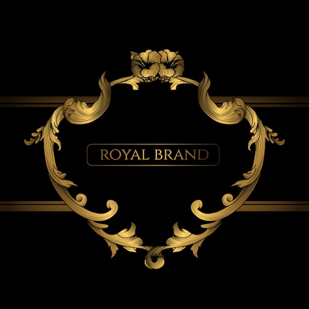 Royal brand background