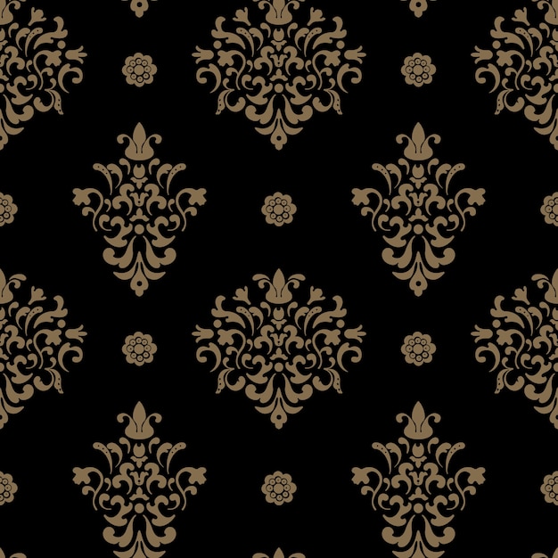 Royal seamless pattern baroque. Vintage ornamental background design. 