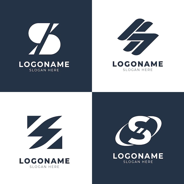 S logo template collection