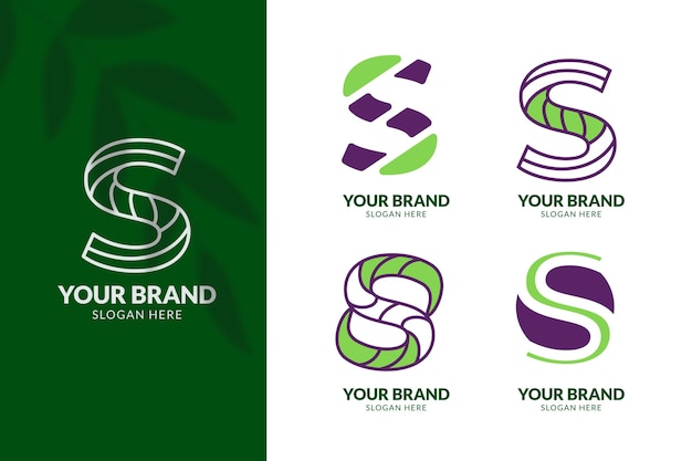 Free vector s logo template collection