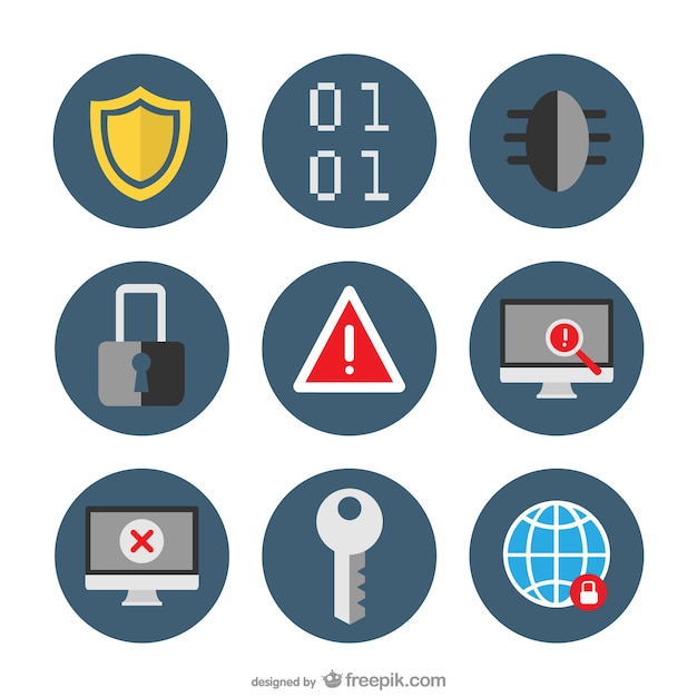 Safety icons set