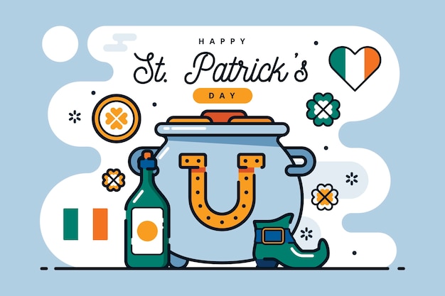 Free Vector saint patrick's day concept