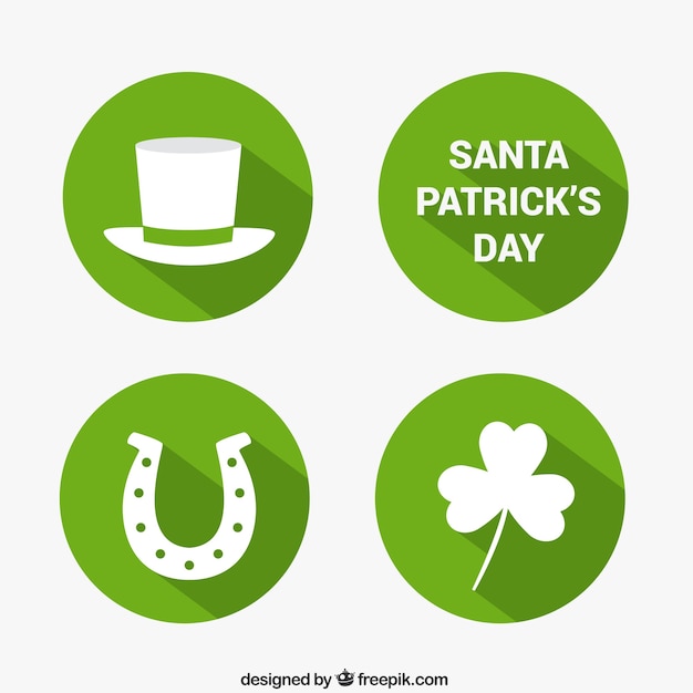 Free Vector saint patricks day icons