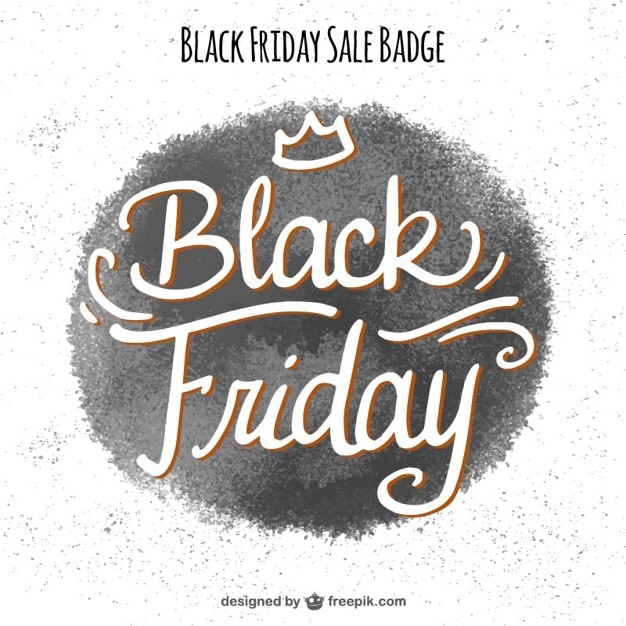 Free Vector sale badge for black friday