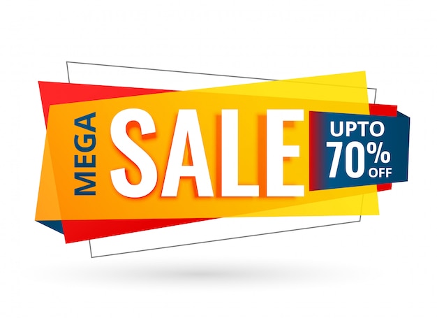 Sale banner design for business promotion