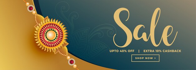 Sale banner for raksha bandhan festival