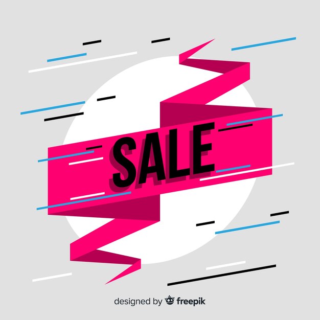 Free Vector sale banner